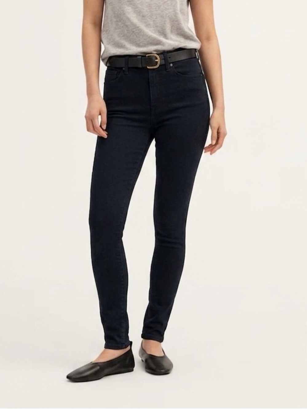 MADEWELL Women's Roadtripper High Rise Stretchy Skinny Jeans - Black, Sz 29